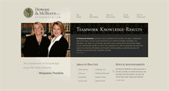 Desktop Screenshot of howard-mcbeathlaw.com